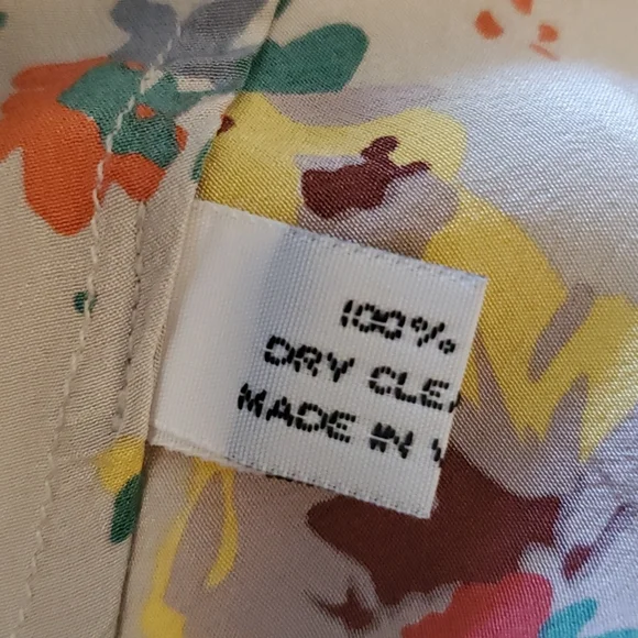 100% Silk Baraschi Floral Dress - Picture 7 of 11